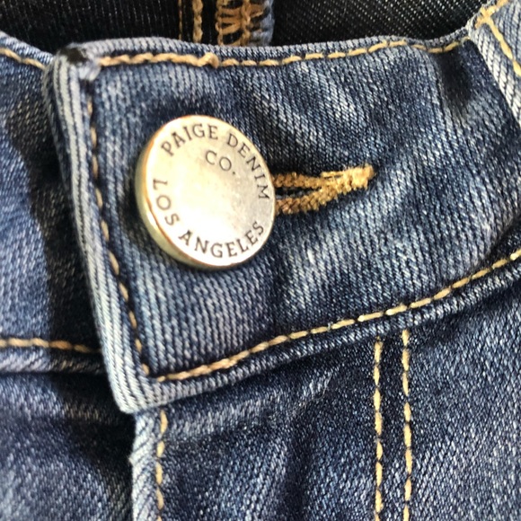 PAIGE Verdugo Ankle Skinny Washed Blue Jean Size 27 - Picture 3 of 9